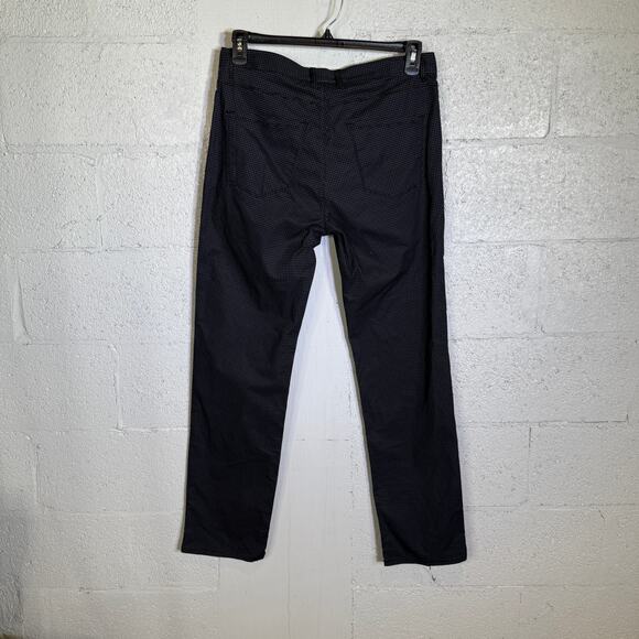 Society of Threads Men's Regular Fit Geo Print 5 Pocket Pants, Black 32R - Picture 3 of 6